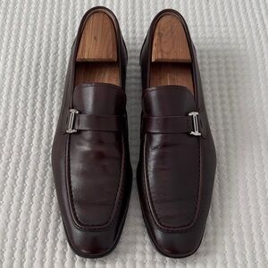 Magnanni Rich Burgundy Leather Loafers